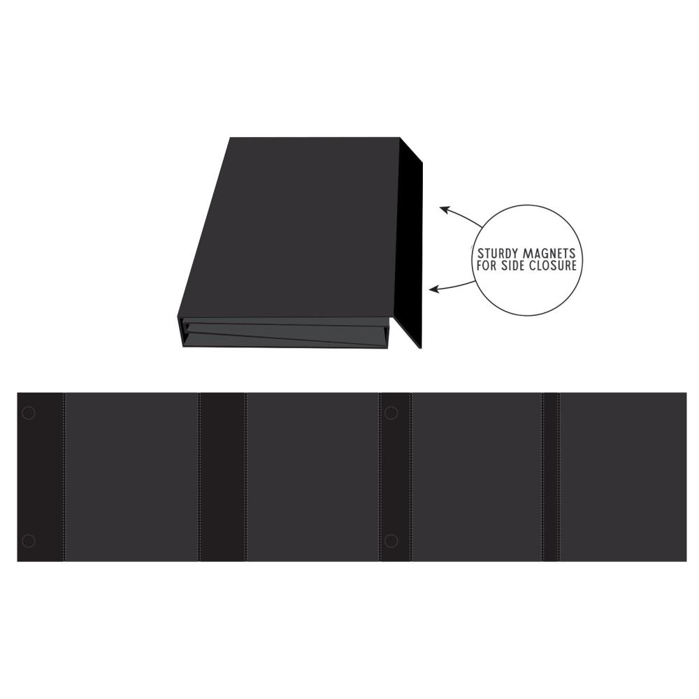 49 and Market - Create-An-Album - Quadruple Flip Album Base: Black
