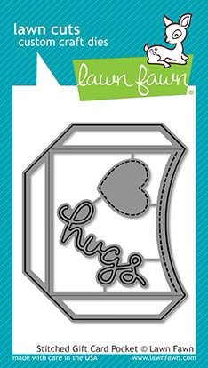Lawn Fawn - Stitched Gift Card Pocket Die Set