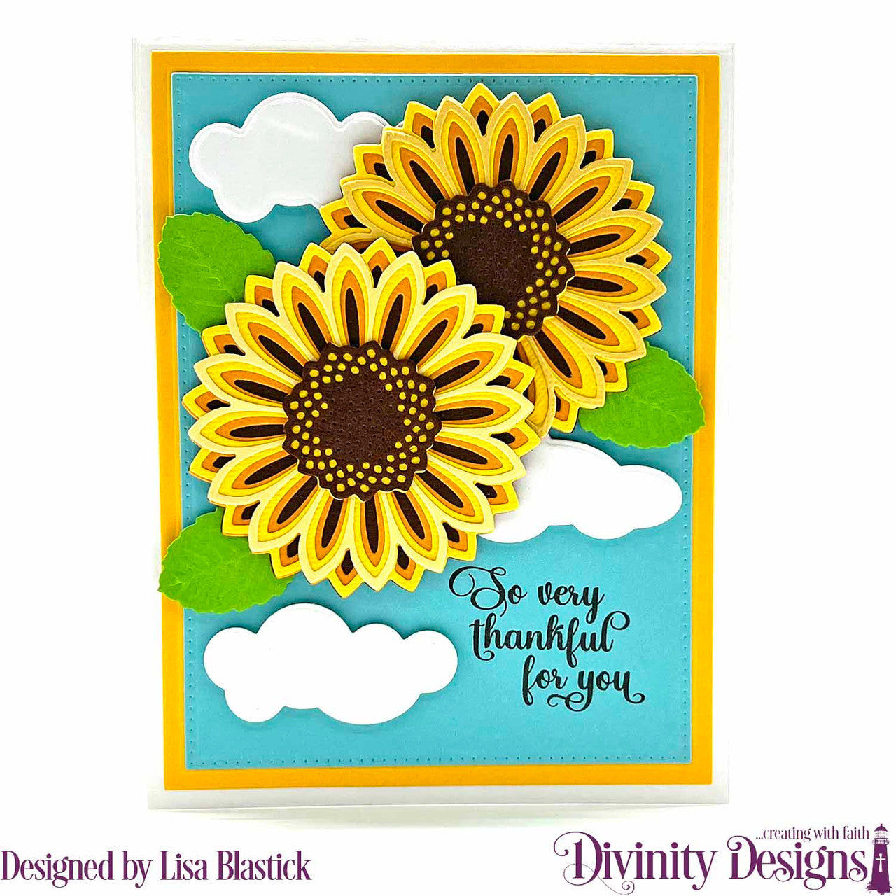 Divinity Designs - Sunflower Layering Combo 2 Die Set