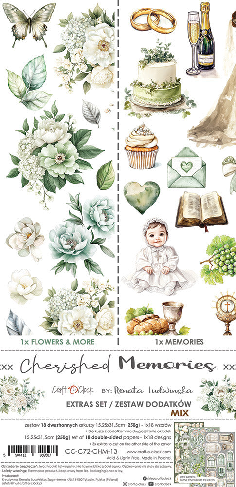Craft O'Clock - Cherished Memories - Mix Extras Set