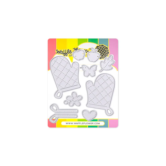 Waffle Flower - Just Mitts Die & Stencil Bundle