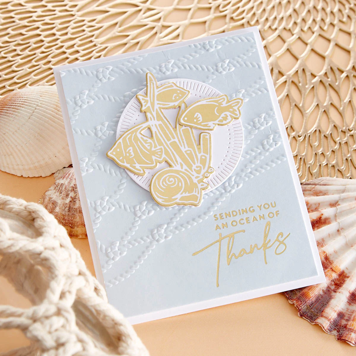 Spellbinders - 3D Embossing Folder - Cast Away