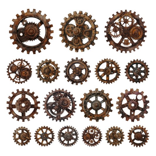 Simply Stated - Urban Grunge - Gears Ephemera