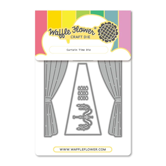 Waffle Flower - Curtain Time Die Set