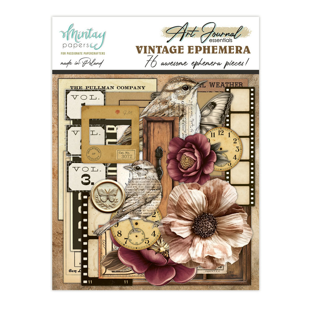 Mintay - Art Journal Essentials Ephemera - Vintage