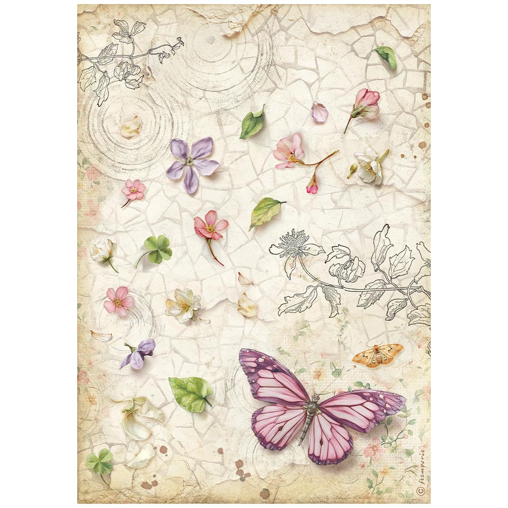 Stamperia - All Around - Butterfly Rice Paper