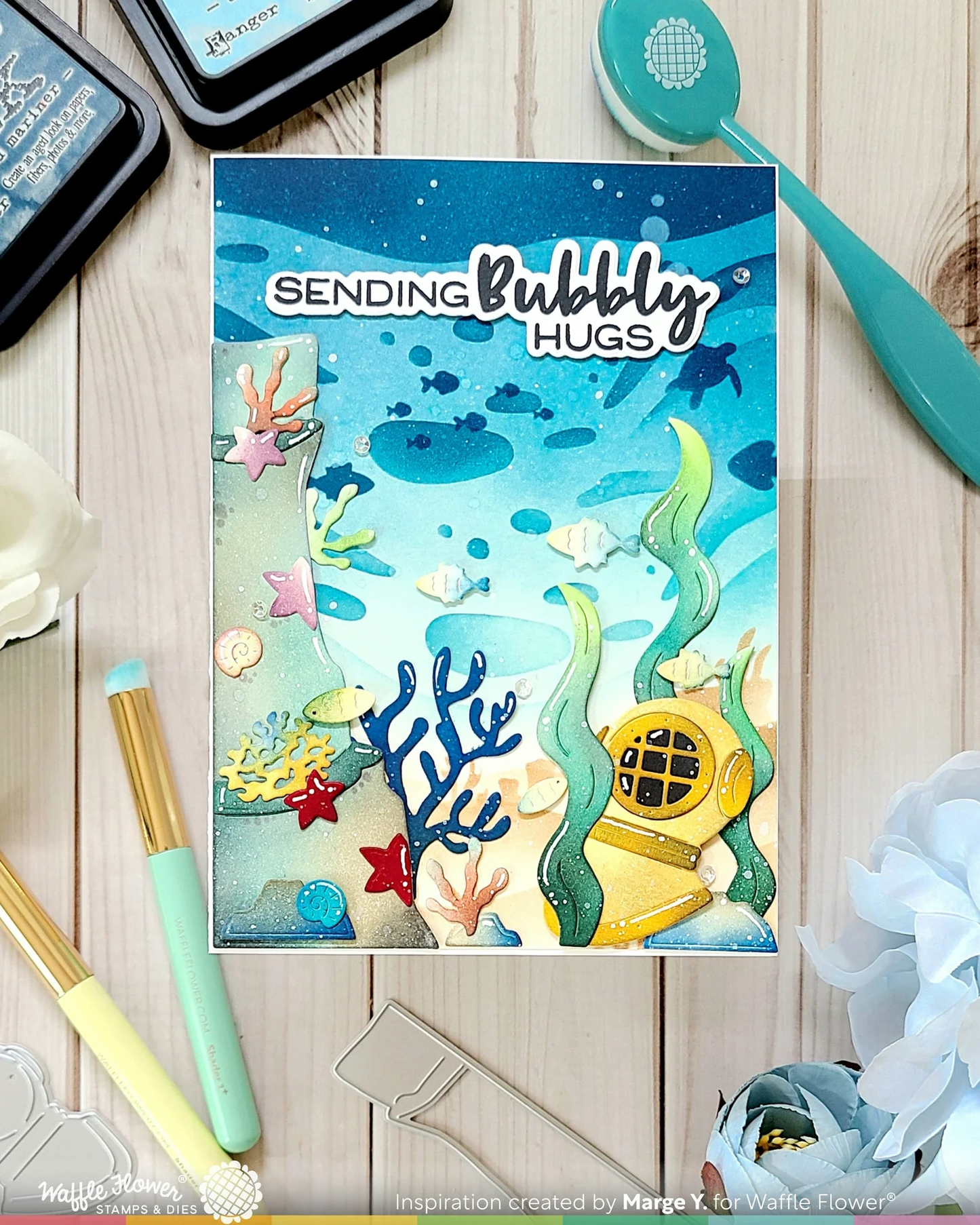 Waffle Flower - Under the Sea Die Set