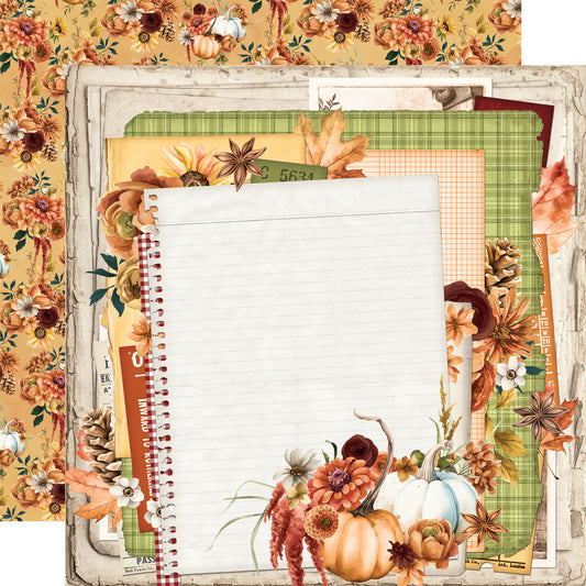 Simple Stories - Simple Vintage Autumn Breeze - Cardstock: Harvest Memories