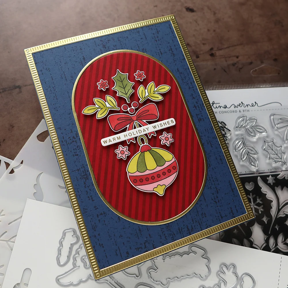 Concord & 9th - Ornamental Christmas Stamp & Die Bundle by Kristina Werner