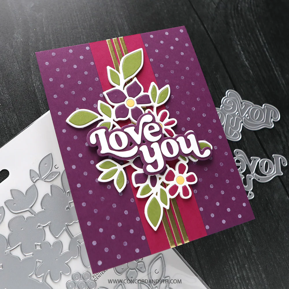 Concord & 9th - Love Hugs Hello Die Set by Kristina Werner