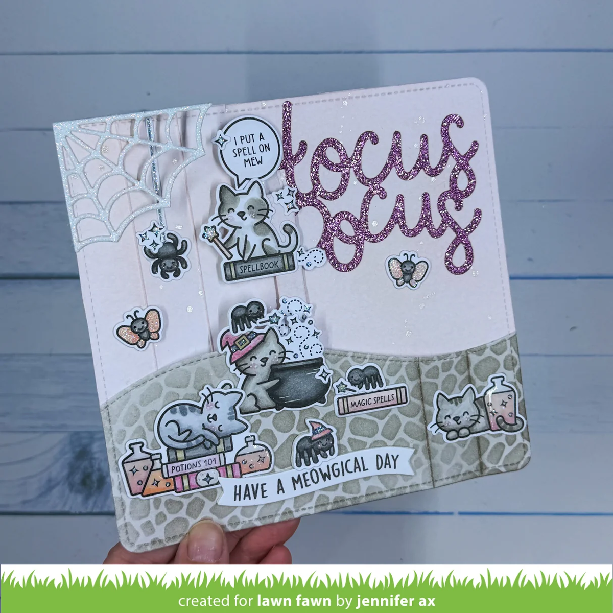 Lawn Fawn - Hocus Purr-cus! Stamp, Die & Stencil Bundle