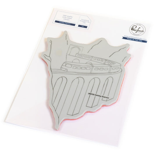 Pinkfresh - Holiday Express Stamp, Die & Stencil Bundle