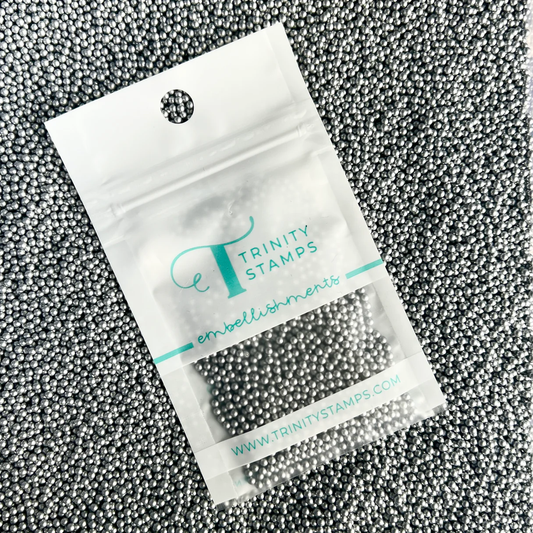 Trinity Stamps - Shaker Pop Embellishment - Silver