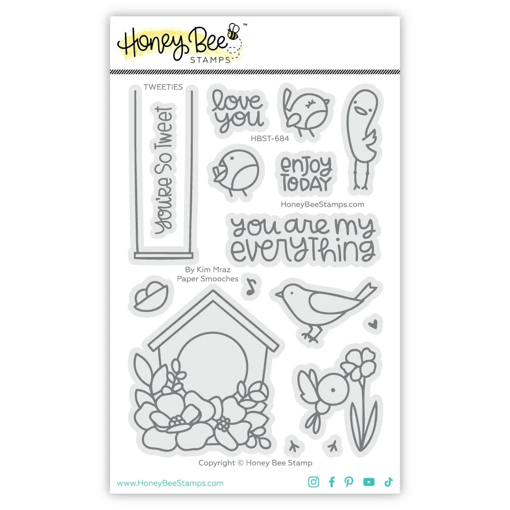 Honey Bee - Tweeties Stamp & Die Bundle by Paper Smooches