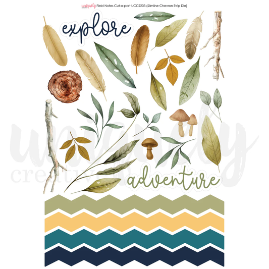 Uniquely Creative - Field Notes - Cut-a-Part Sheet