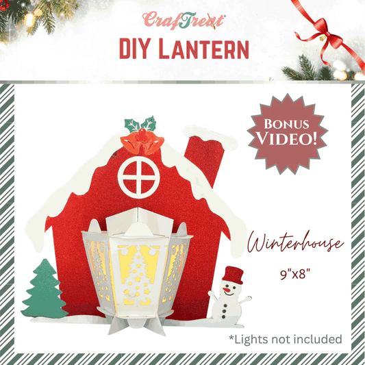 CrafTreat - DIY Paper Lantern - Winter House