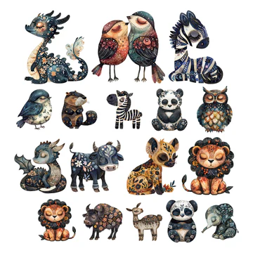 Simply Stated - Ephemera Pack - Whimsical Animals