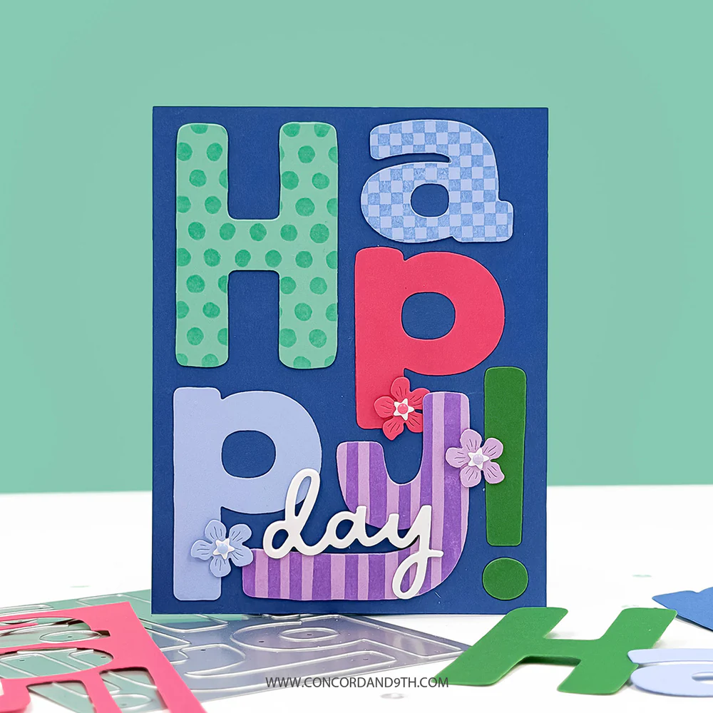Concord & 9th - Big Happy Patterns Die Set
