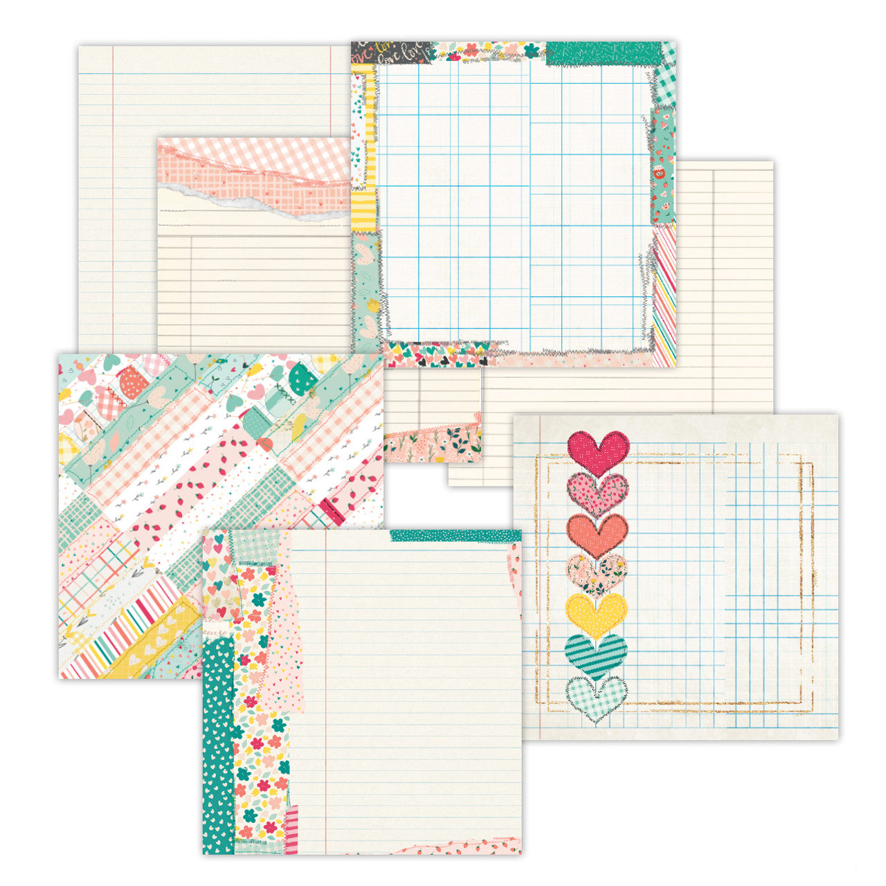 Pretty Little Studio - Love Is Kind - Mixed Paper Pack: 12x12