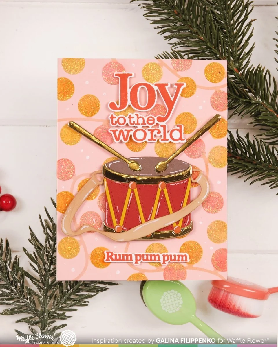 Waffle Flower - Joy Sentiments Stamp & Die Bundle
