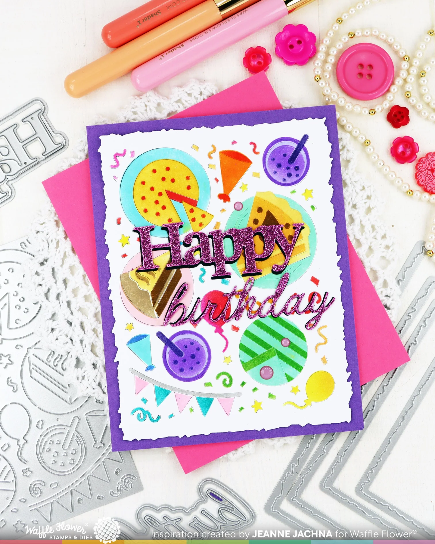 Waffle Flower - Print Happy Die Die Set