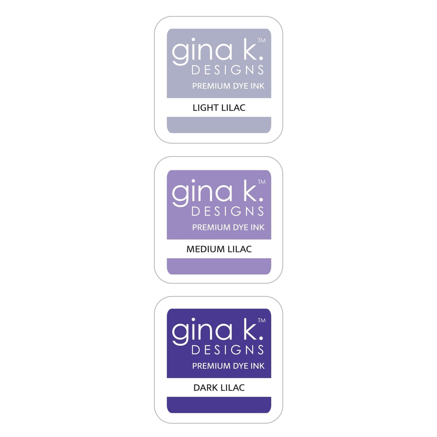 Gina K. - Lilac Ink Cube Set