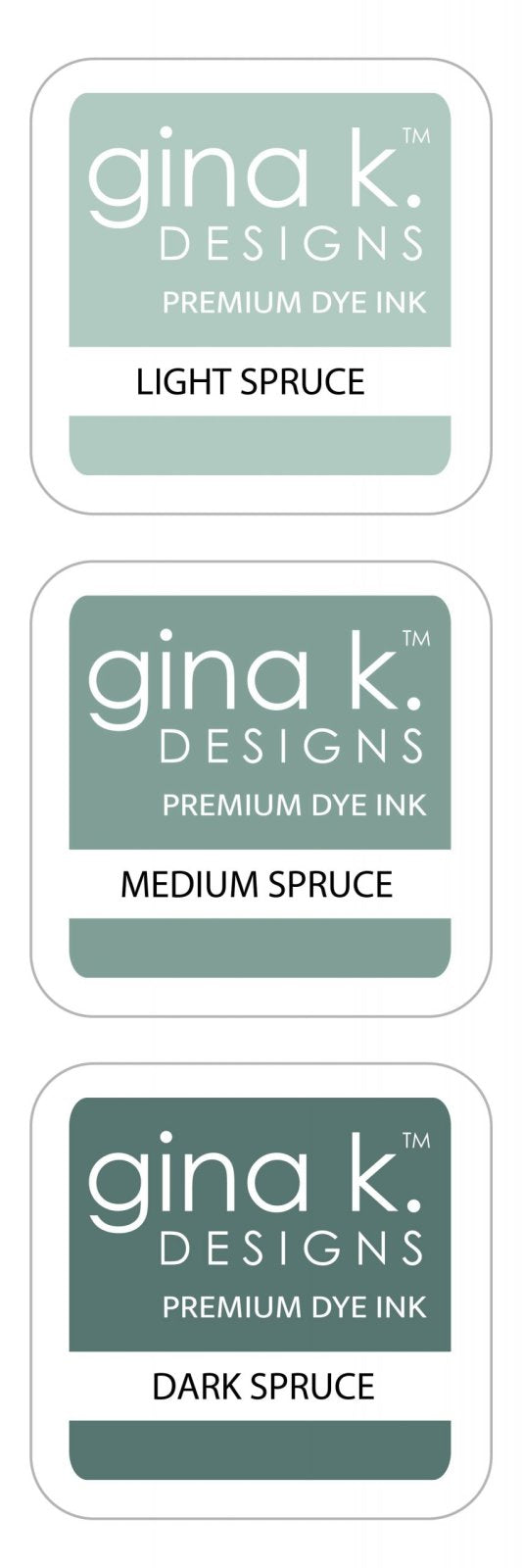 Gina K. - Spruce Ink Cube Set