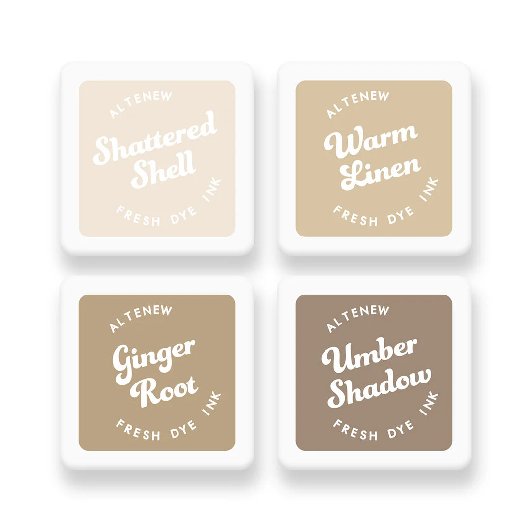Altenew - Fresh Dye Ink Mini Cube Set - Earth Tones