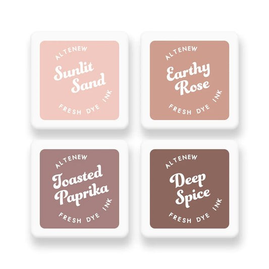 Altenew - Fresh Dye Ink Mini Cube Set - Earthy Embrace