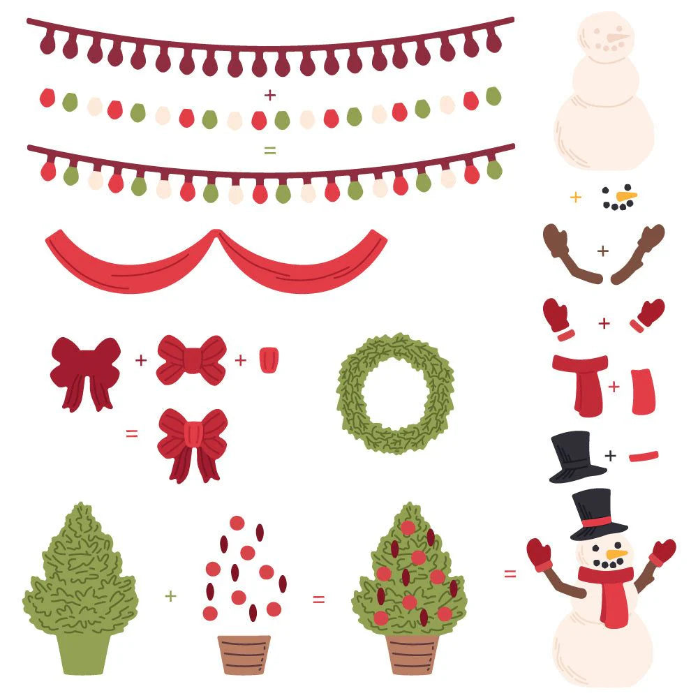 Honey Bee - Lovely Layers: Front Porch Holiday Add-On Die Set