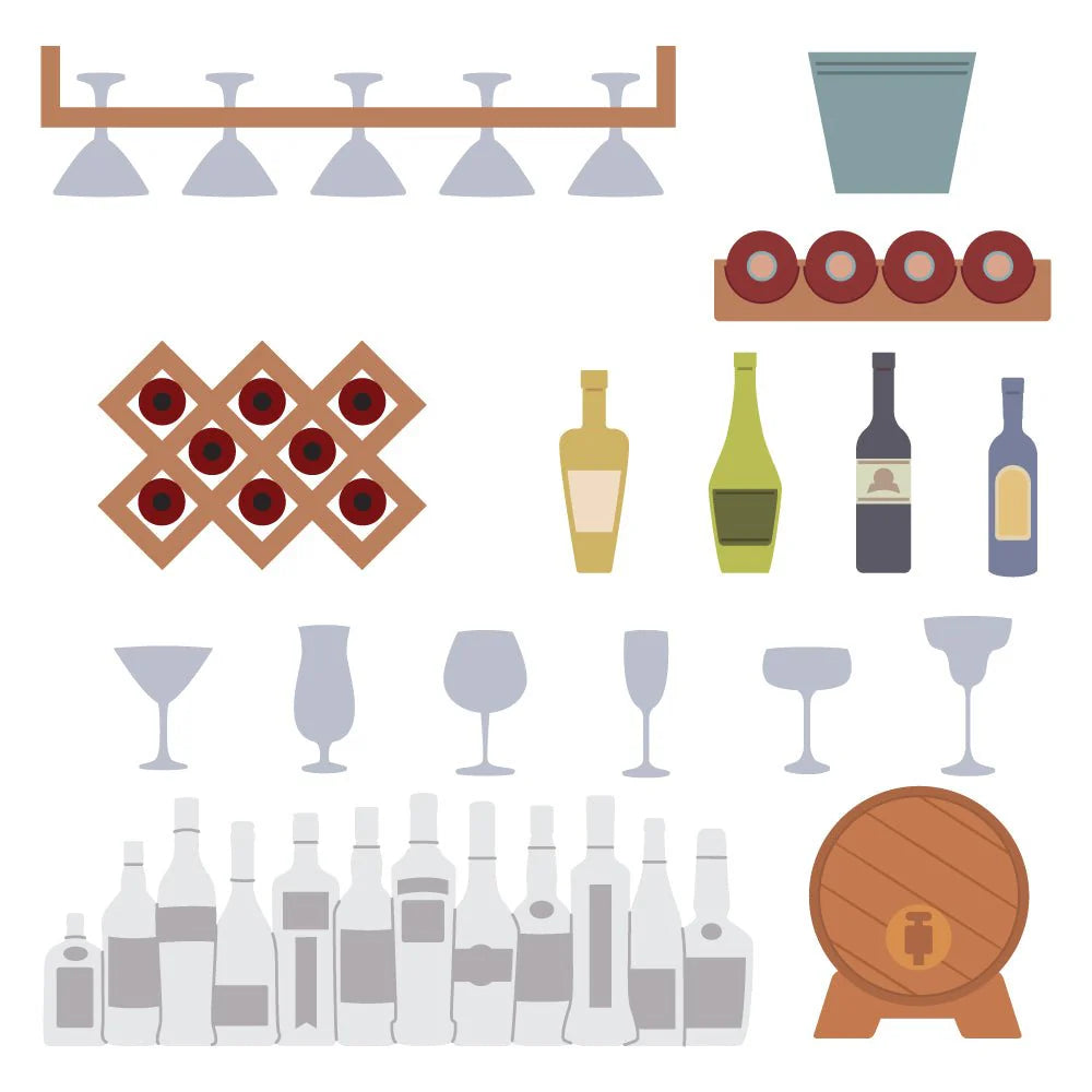 Honey Bee - Lovely Layers: Hoosier Cabinet - Wet Bar Die Set