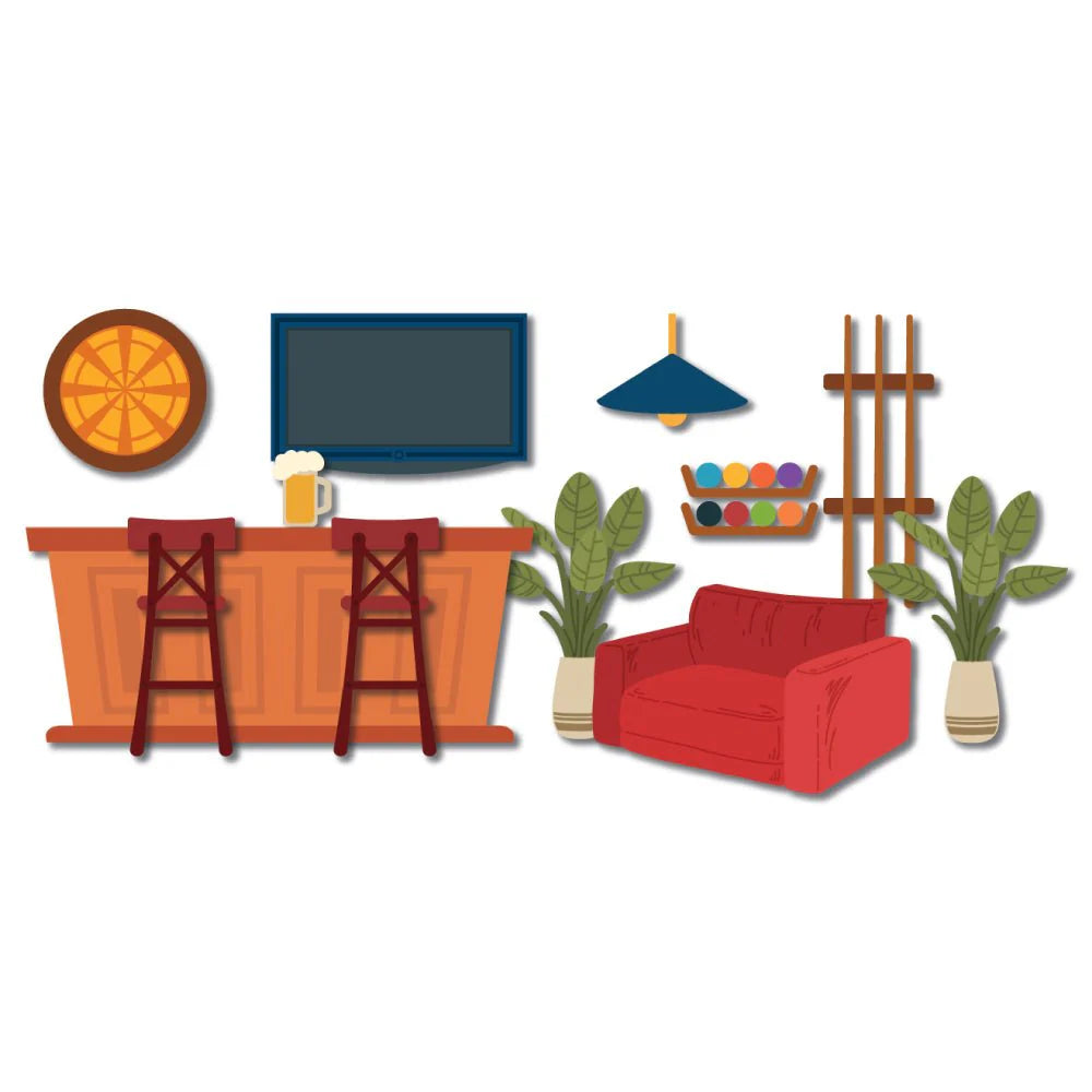 Honey Bee - Lovely Layers: Mancave Die Set