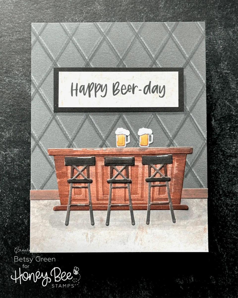 Honey Bee - Lovely Layers: Mancave Die Set