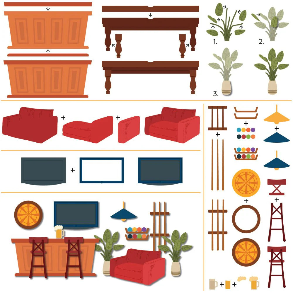 Honey Bee - Lovely Layers: Mancave Die Set