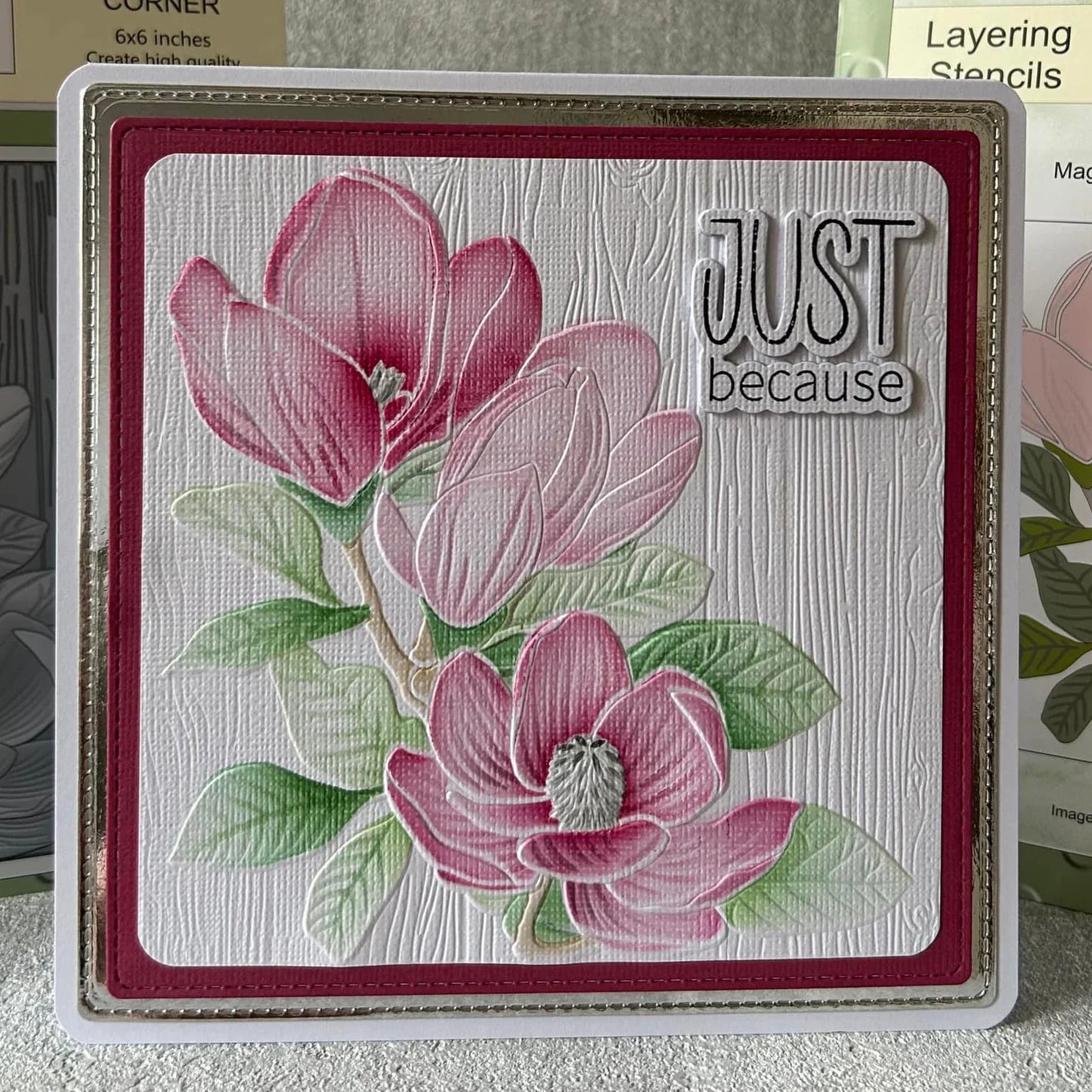 Lisa Horton - Magnolia Corner 3D Embossing Folder