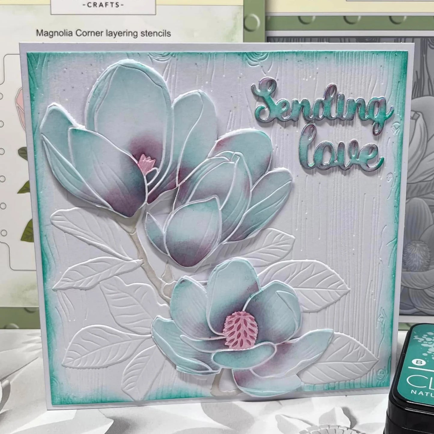 Lisa Horton - Magnolia Corner Layering Stencil Set
