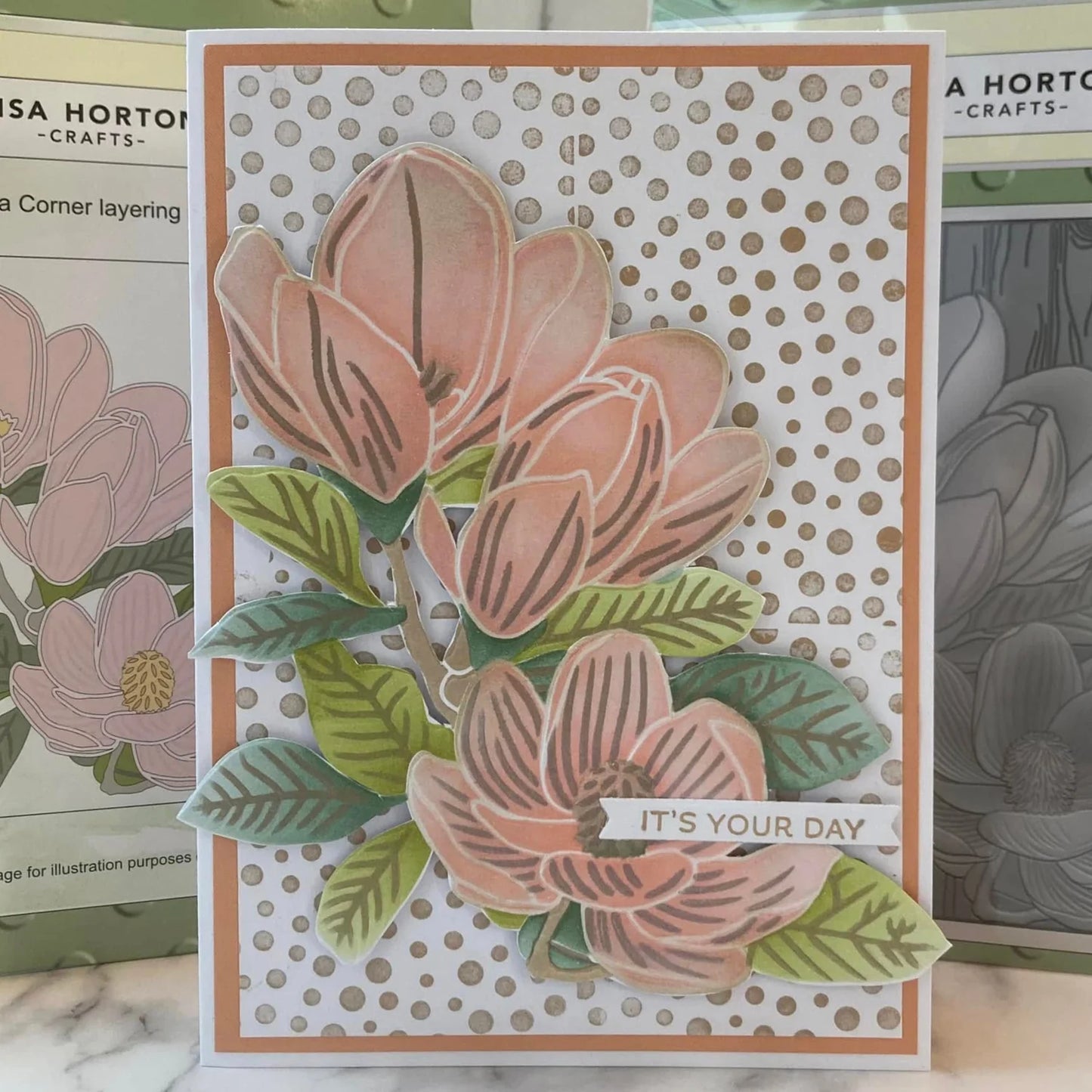 Lisa Horton - Magnolia Corner Layering Stencil Set