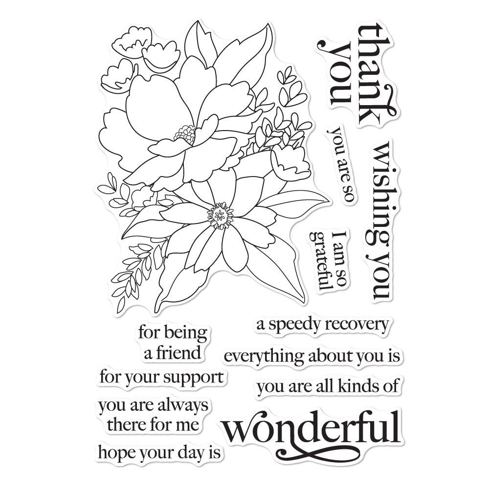 Open Studio - Breezy Bouquet Stamp & Die Bundle