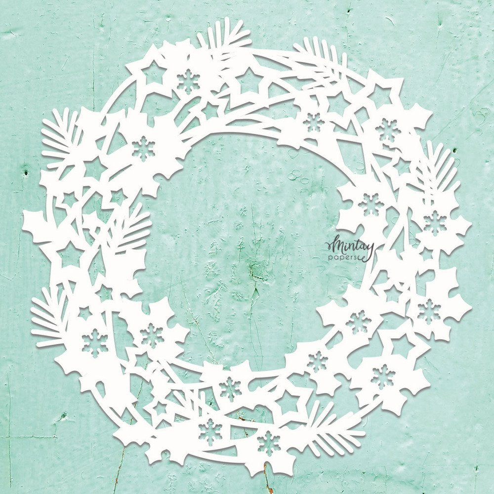 Mintay - Chippies - Christmas Wreath 2