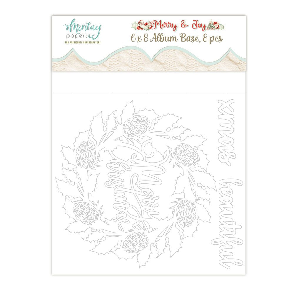 Mintay - Merry & Joy - 6x8 Chipboard Album