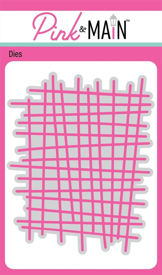 Pink & Main - Crosshatch Background Die