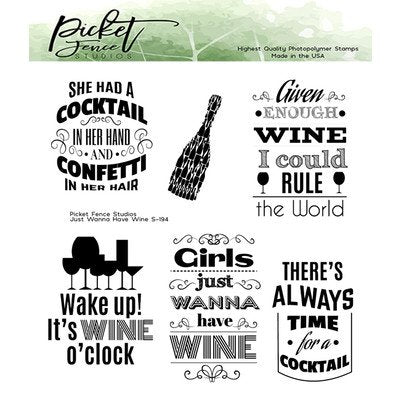 Picket Fence - Just Wanna Have Fun Stamp & Die Bundle