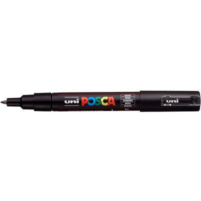 Posca Paint Pen - Extra Fine Bullet Tip - Black