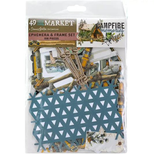 49 & Market - Campfire Memories - Ephemera & Frame Set
