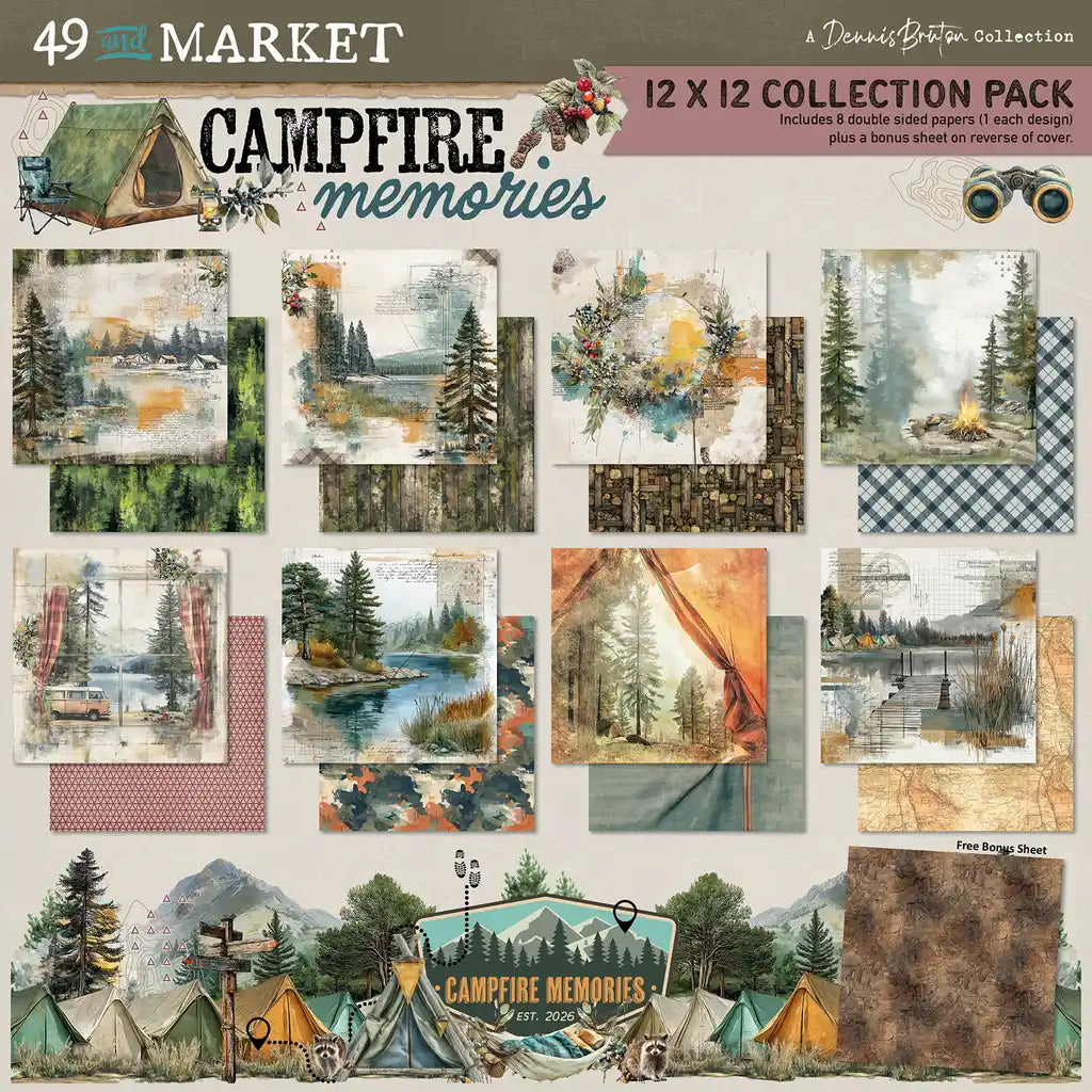 49 & Market - Campfire Memories - 12x12 Collection Pack