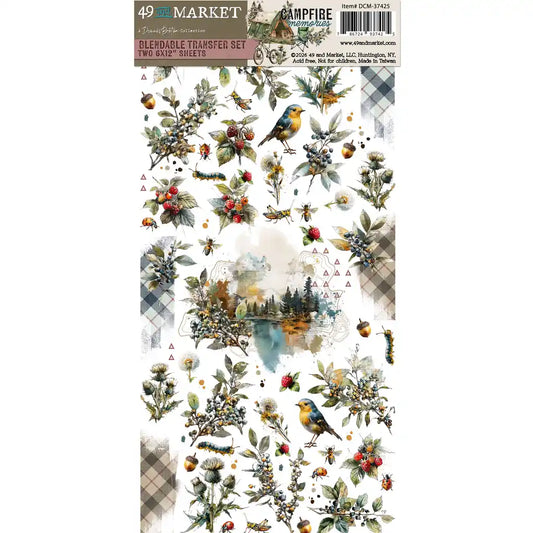 49 & Market - Campfire Memories - Blendable Rub-Ons