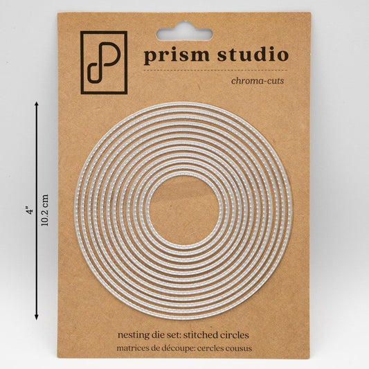 Prism Studio - Nesting Stitched Circles Die Set