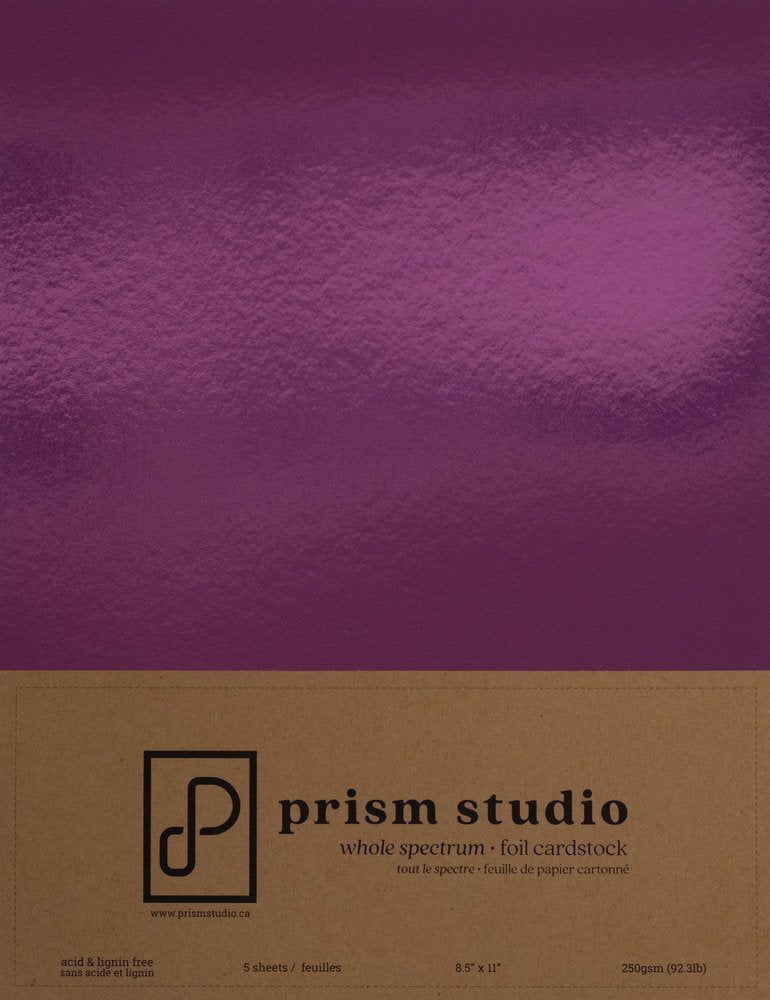 Prism Studio - Foil Cardstock - Rubellite