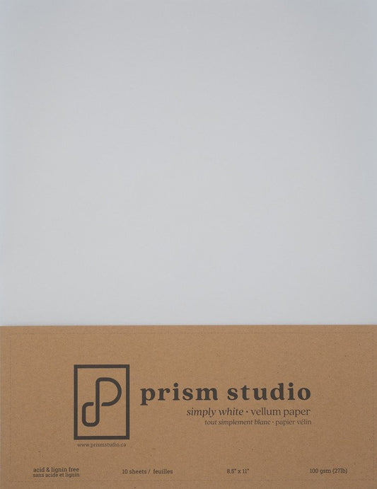 Prism Studio - Simply White Vellum Paper