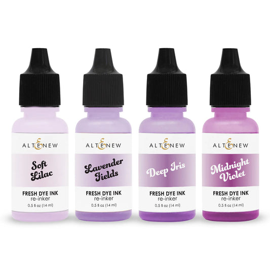 Altenew - Fresh Dye Ink Reinker - Shades of Purple